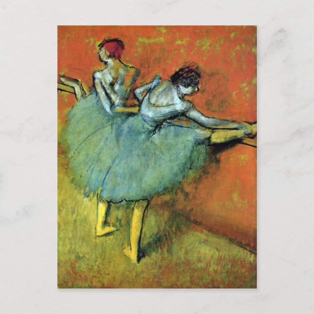 Edgar Degas - dansare vid pub Vykort (Framsida)