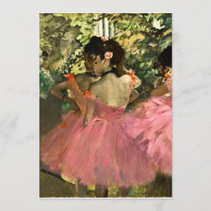 Edgar Degas - dansare vid Rosa Inbjudningar