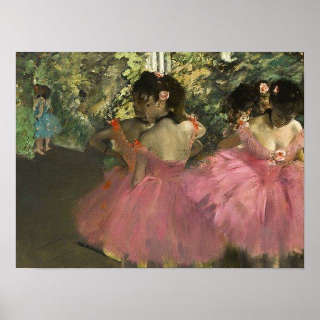 Edgar Degas - dansare vid Rosa Poster (Framsidan)