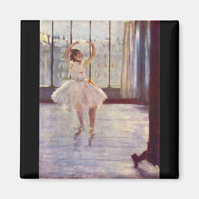 Edgar Degas - dansaren på fotografen Magnet (Framsidan)
