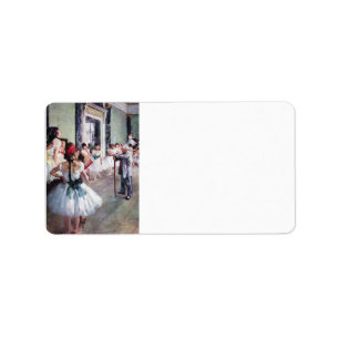 Edgar Degas - dansen klassificerar Adressetikett