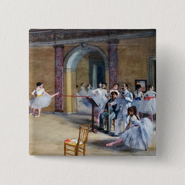 Edgar Degas - Dansfoajé, Opera rue Le Peletier Knapp (Framsida)