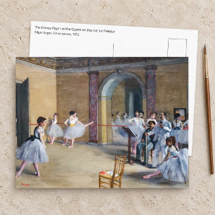 Edgar Degas - Dansfoajé, Operan rue Le Peletier Vykort