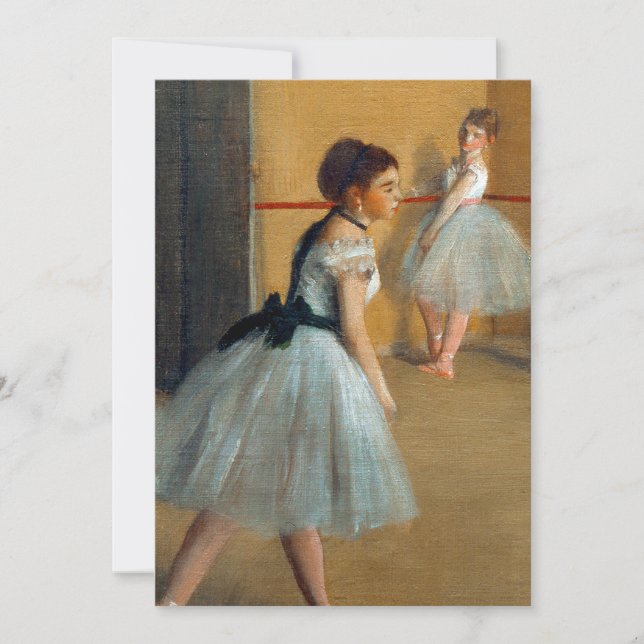 Edgar Degas Dansfoajén på operan Inbjudningar (Framsida)