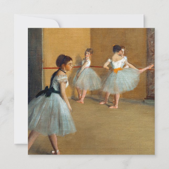 Edgar Degas Dansfoajén på operan Inbjudningar (Framsida)