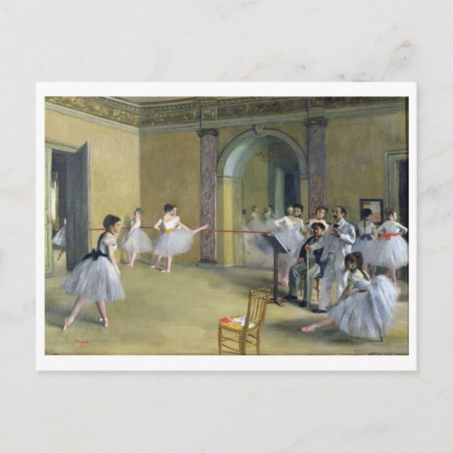 Edgar Degas | dansfoajén på operan Vykort (Framsida)