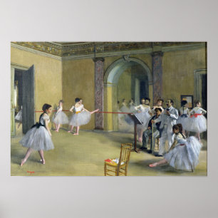 Edgar Degas dansfoajén Poster