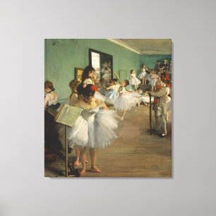 EDGAR DEGAS - dansklass 1874 Canvastryck