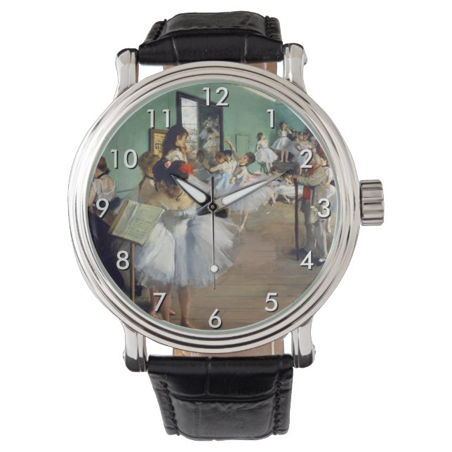 Edgar Degas - Dansklassen Armbandsur (Framsida)