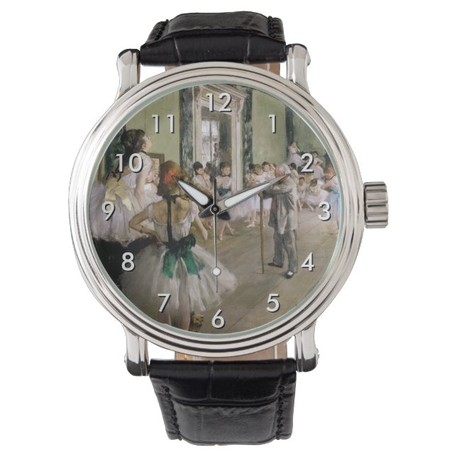Edgar Degas - Dansklassen Armbandsur (Framsida)