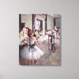 Edgar Degas Dansklassen Canvastryck
