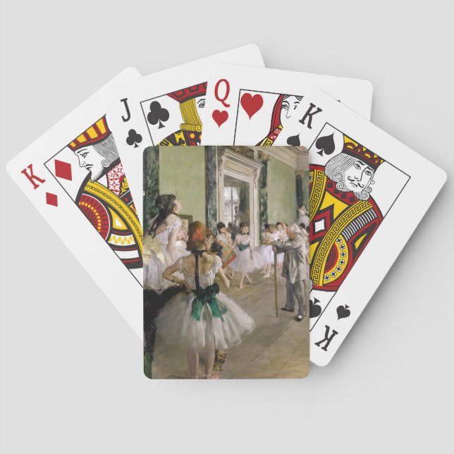 Edgar Degas - Dansklassen Casinokort (Baksidan)