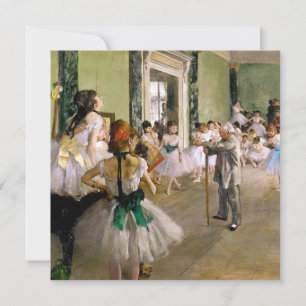 Edgar Degas Dansklassen Inbjudningar