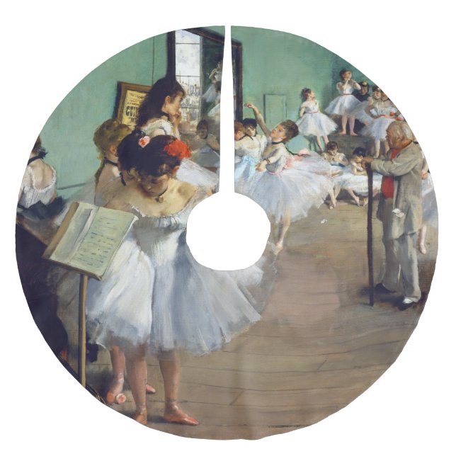 Edgar Degas - Dansklassen Julgransmatta Borstad Polyester (Framsidan)