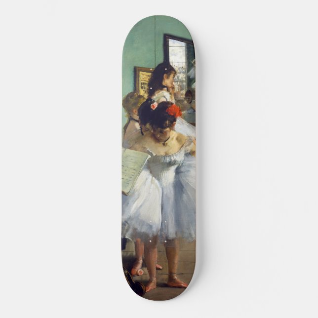Edgar Degas - Dansklassen Mini Skateboard Bräda 18,5 Cm (Framsida)