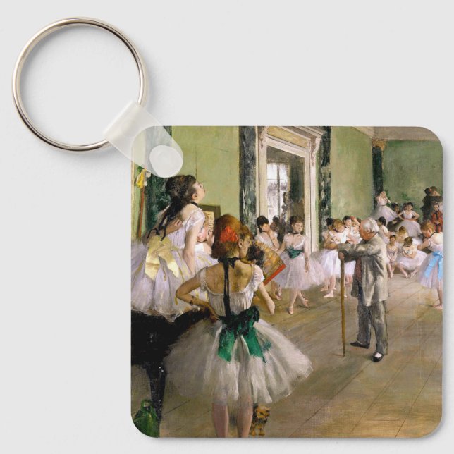 Edgar Degas Dansklassen Nyckelring (Framsida)