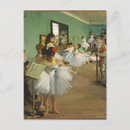 Edgar Degas Dansklassen Vykort