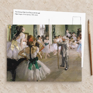 Edgar Degas - Dansklassen Vykort