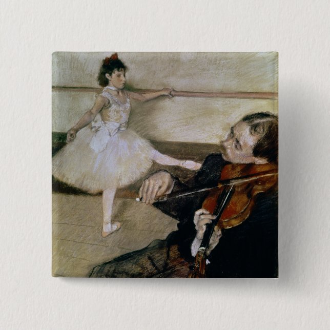 Edgar Degas | danskursen, c.1879 Knapp (Framsida)