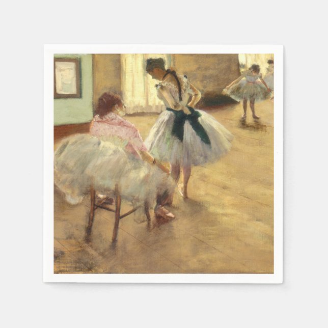 Edgar Degas danskursen Pappersservett (Framsidan)