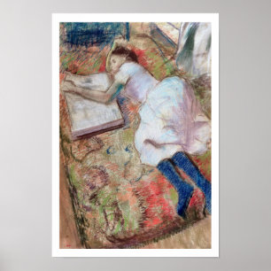 Edgar Degas den avläsaren som att ljuga Poster