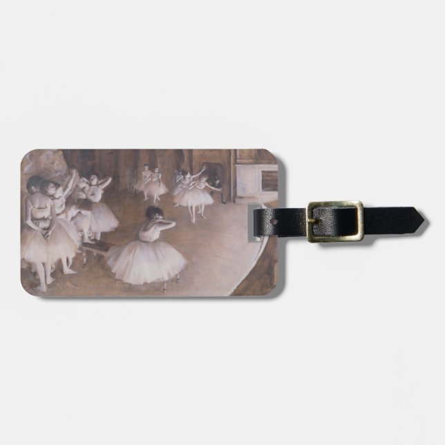 Edgar Degas den | balettrepetitionen på arrangera, Bagagebricka (Horisontell Framsida)
