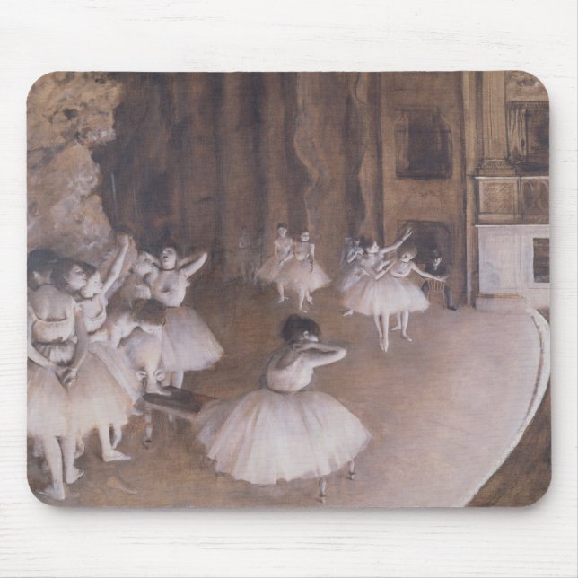 Edgar Degas den | balettrepetitionen på arrangera, Musmatta (Framsidan)