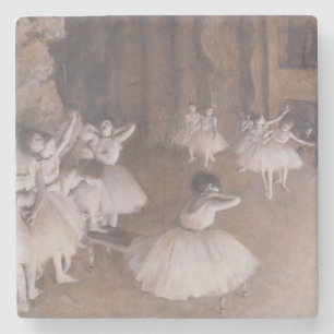 Edgar Degas den balettrepetitionen på arrangera Underlägg Sten