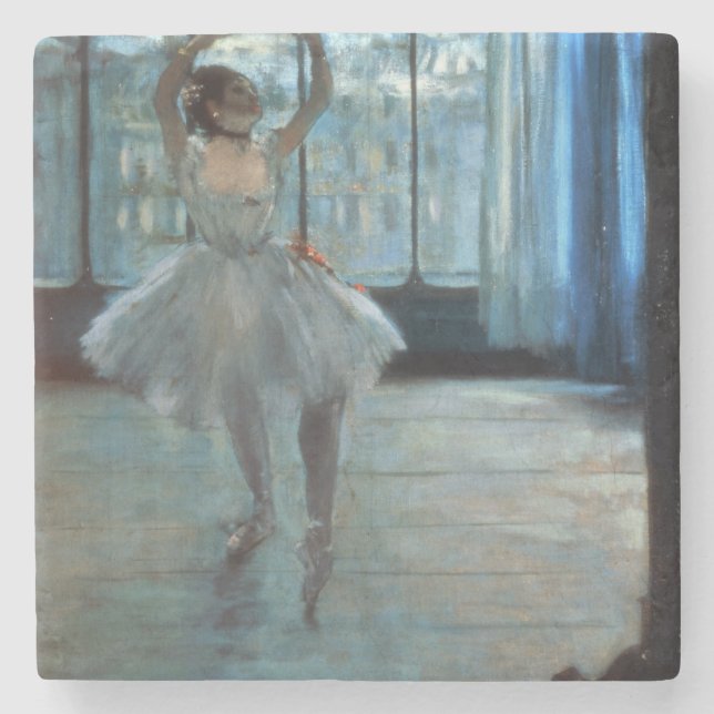 Edgar Degas den | dansare framme av ett fönster Stenunderlägg (Framsidan)
