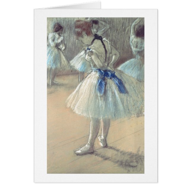 Edgar Degas den | dansare Hälsningskort (Framsidan)
