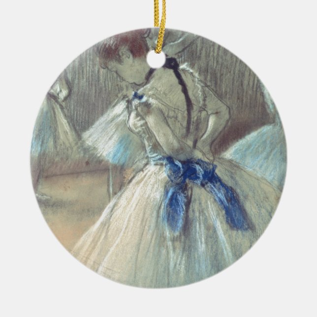 Edgar Degas den | dansare Julgransprydnad Keramik (Framsidan)