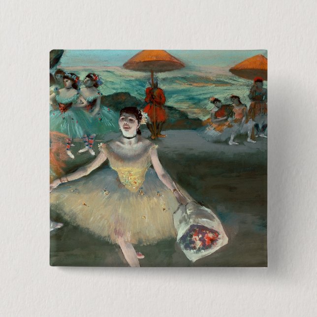 Edgar Degas den | dansare med buketten som Knapp (Framsida)