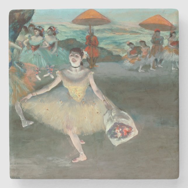 Edgar Degas den | dansare med buketten som Stenunderlägg (Framsidan)