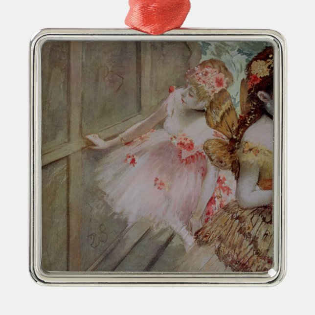Edgar Degas den | dansare mot en Julgransprydnad Metall (Framsidan)