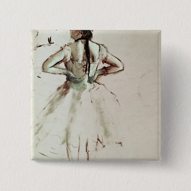 Edgar Degas den | dansare som beskådas från Knapp (Framsida)