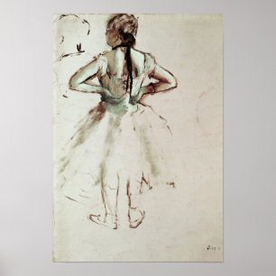 Edgar Degas den dansare som beskådas från Poster