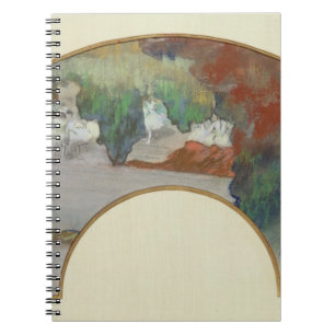Edgar Degas den fläkten, c.1879 Anteckningsbok Med Spiral