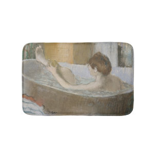 Edgar Degas den kvinnan i henne badet som Badrumsmatta