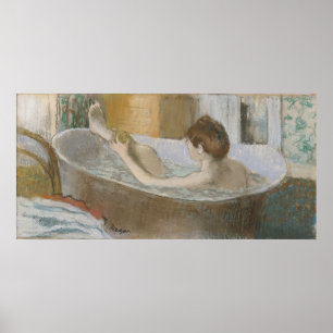 Edgar Degas den kvinnan i henne badet som Poster