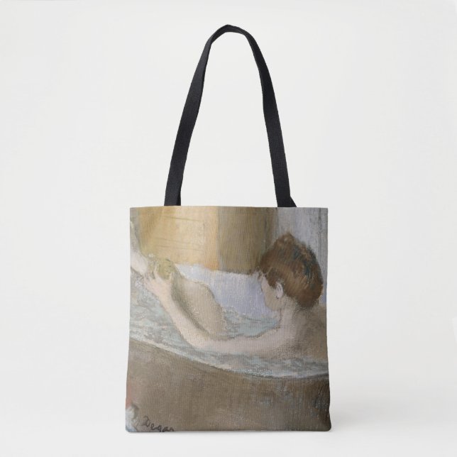 Edgar Degas den | kvinnan i henne badet som Tygkasse (Framsida)