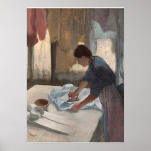 Edgar Degas den kvinnastrykningen, c.1876-87 Poster