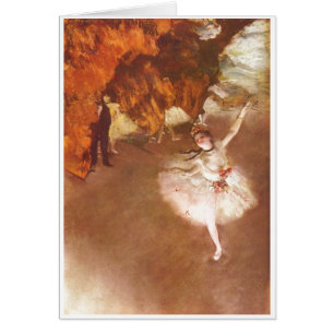Edgar Degas - den Prima ballerinaen Rosita Mauri Hälsningskort