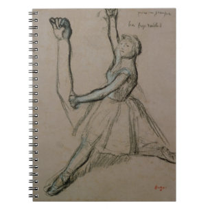 Edgar Degas den studien av en dansare Anteckningsbok