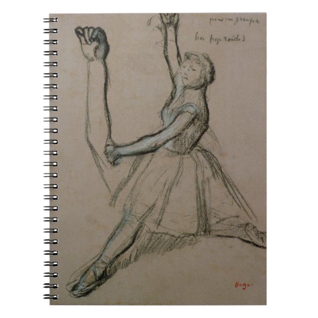 Edgar Degas den | studien av en dansare Anteckningsbok (Framsidan)
