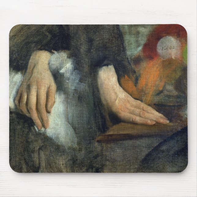 Edgar Degas den | studien av händer, 1859-60 Musmatta (Framsidan)