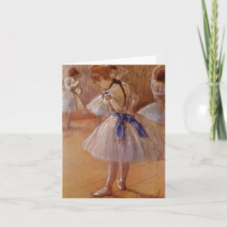 Edgar Degas "den TOMMA dansstudion" noterar kortet Kort