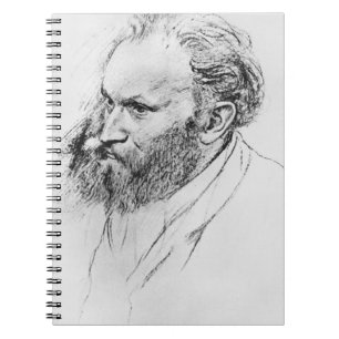 Edgar Degas det   porträtt av Edouard Manet Anteckningsbok Med Spiral