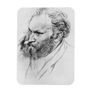 Edgar Degas det porträtt av Edouard Manet Magnet