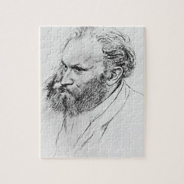 Edgar Degas det | porträtt av Edouard Manet Pussel (Vertikal)