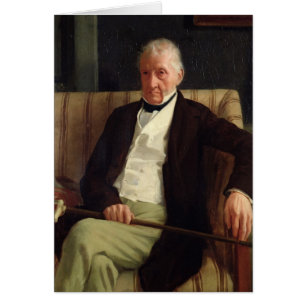 Edgar Degas det porträtt av Hilaire Degas Hälsningskort